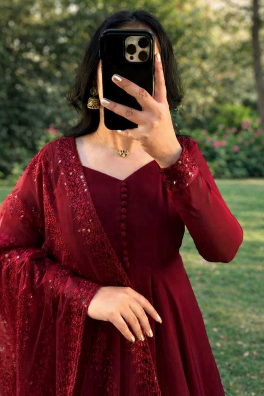 Image of HAYAN STYLISTA Anarkali Gown