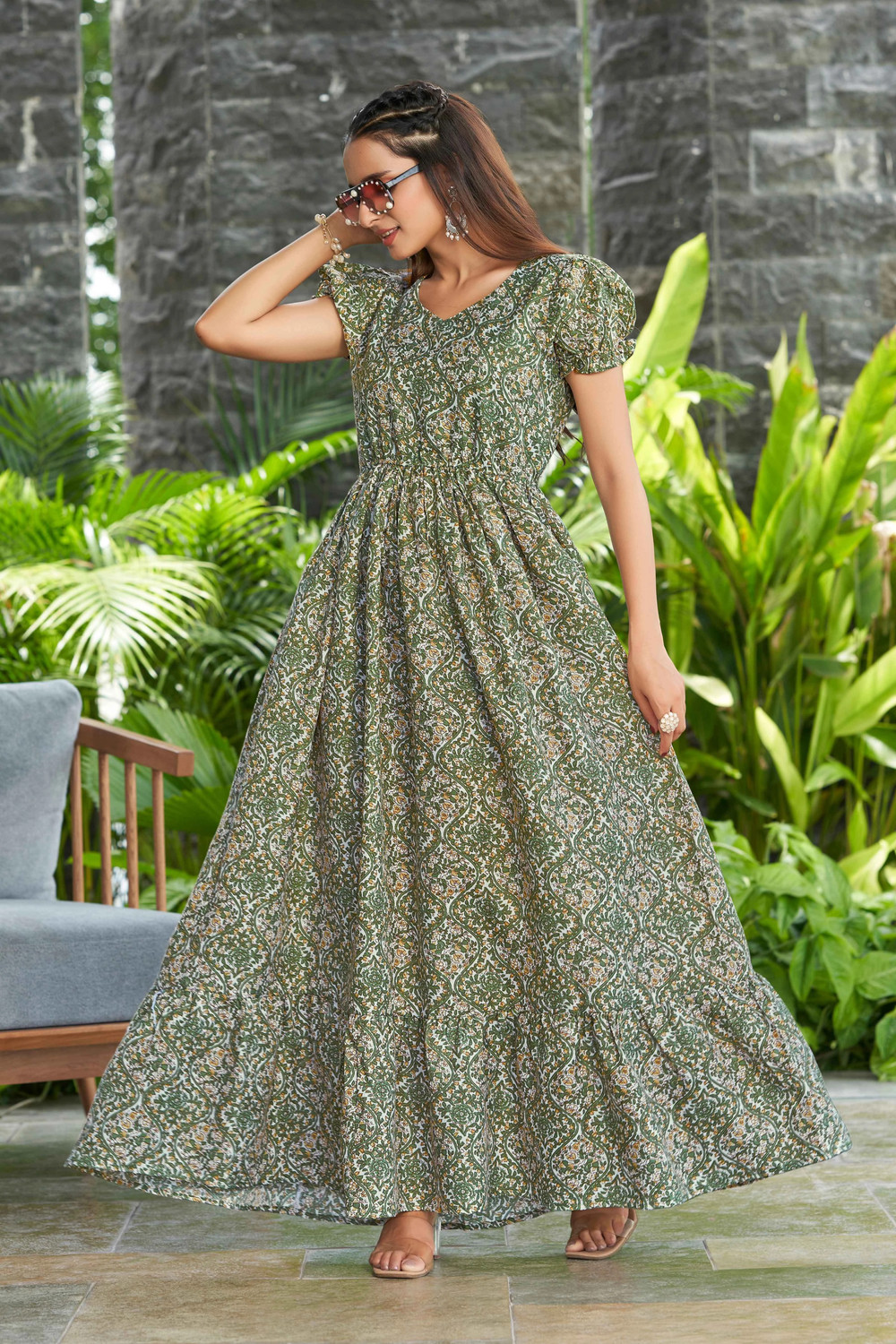 Image of Odd by chansi Trendz Anarkali Gown