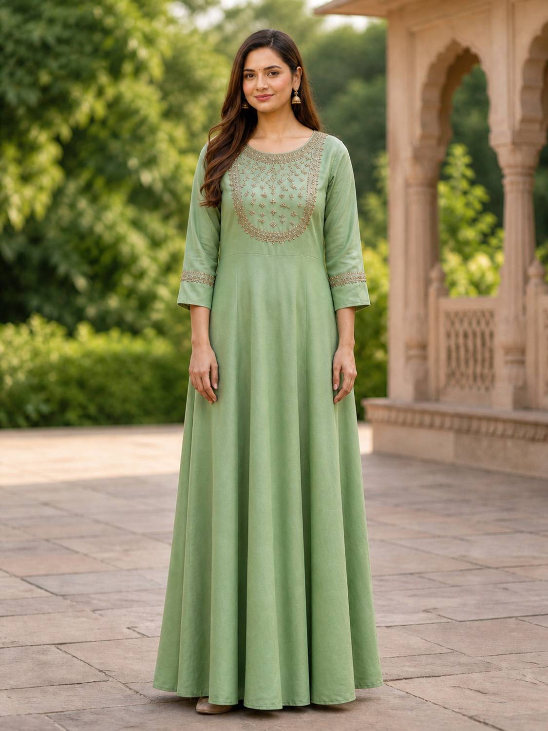 MAHADEVI FAB Flared/A-line Gown