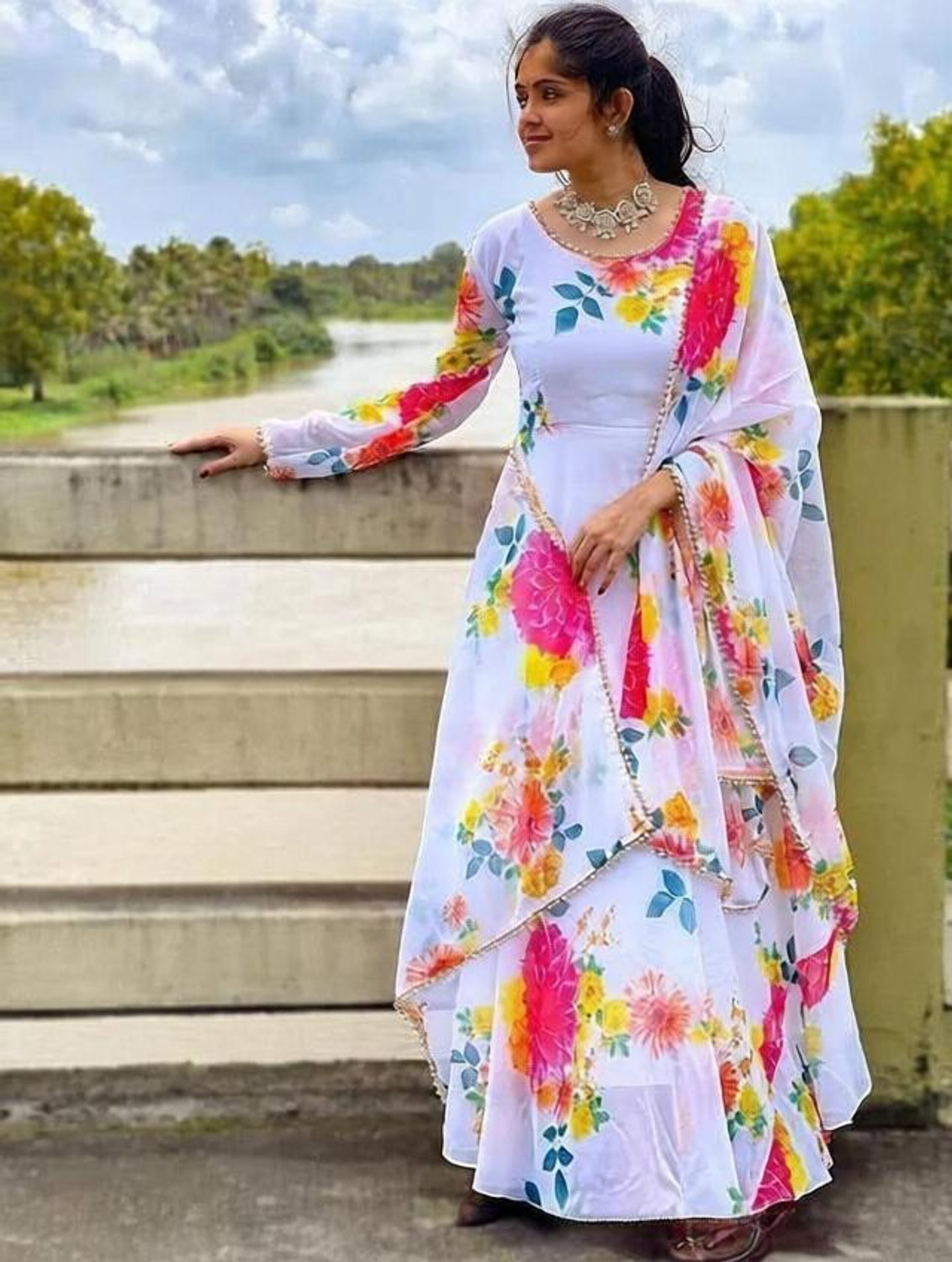 Image of SK Creation Women Kurta Dupatta Set