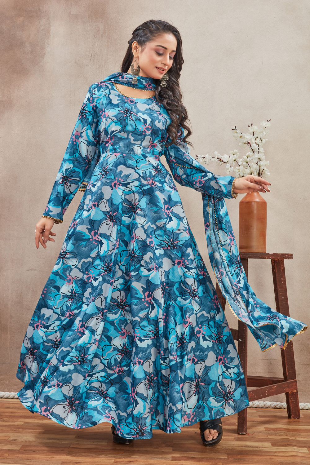 Image of HOUSE OF COMMON Flared /A-line Gown