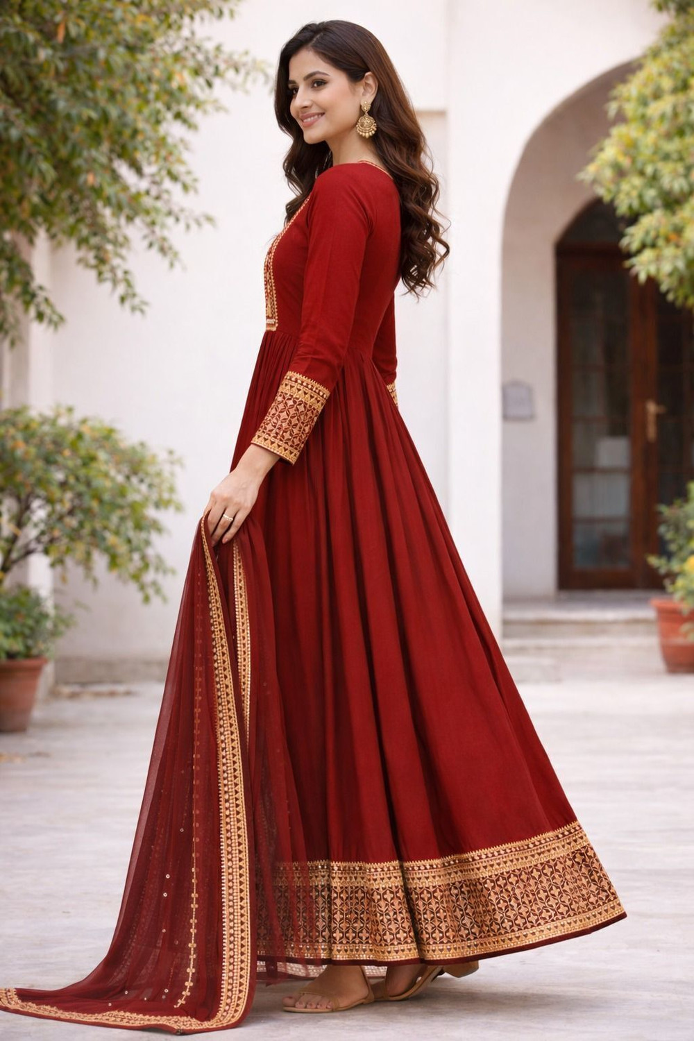 Image of Zenavro Anarkali Gown