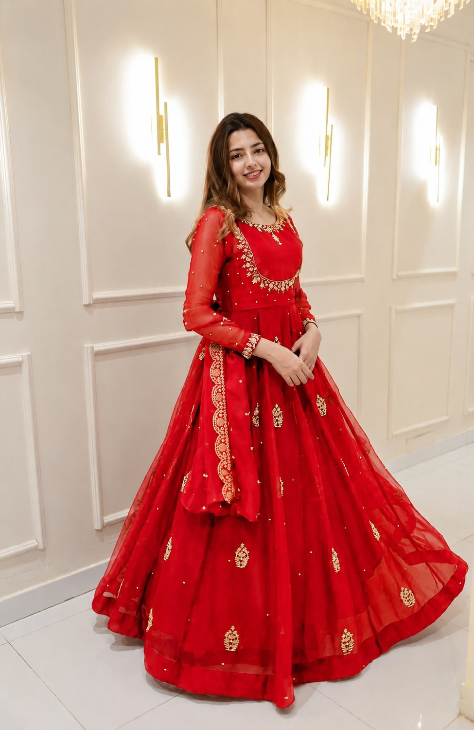 Image of J S CREATION Anarkali Gown