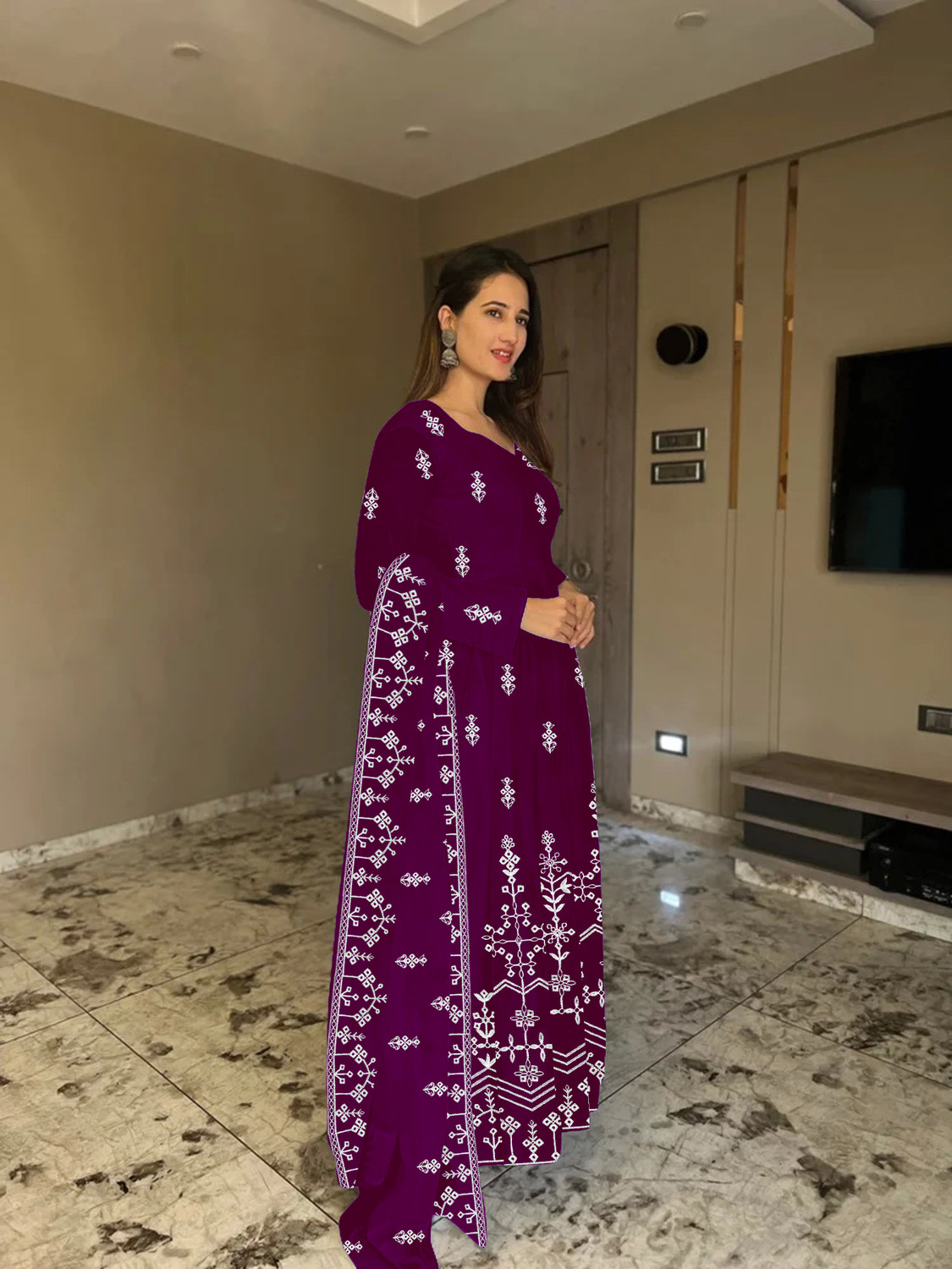 Image of MISS CLOTHING Anarkali Gown