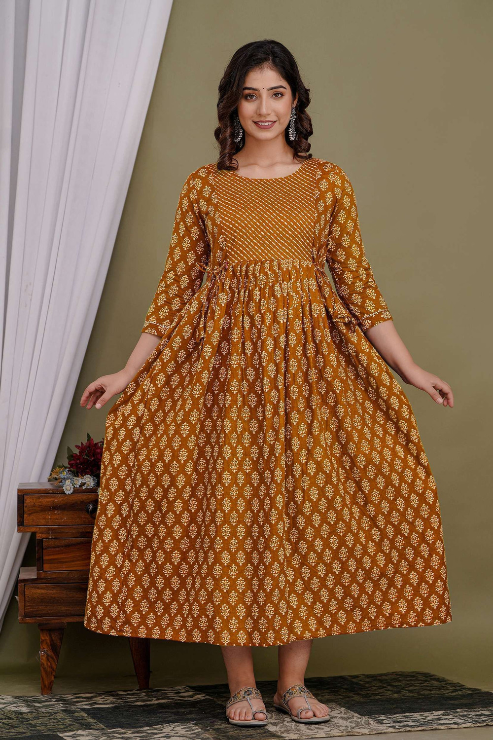 Image of Murli Kurti Flared /A-line Gown