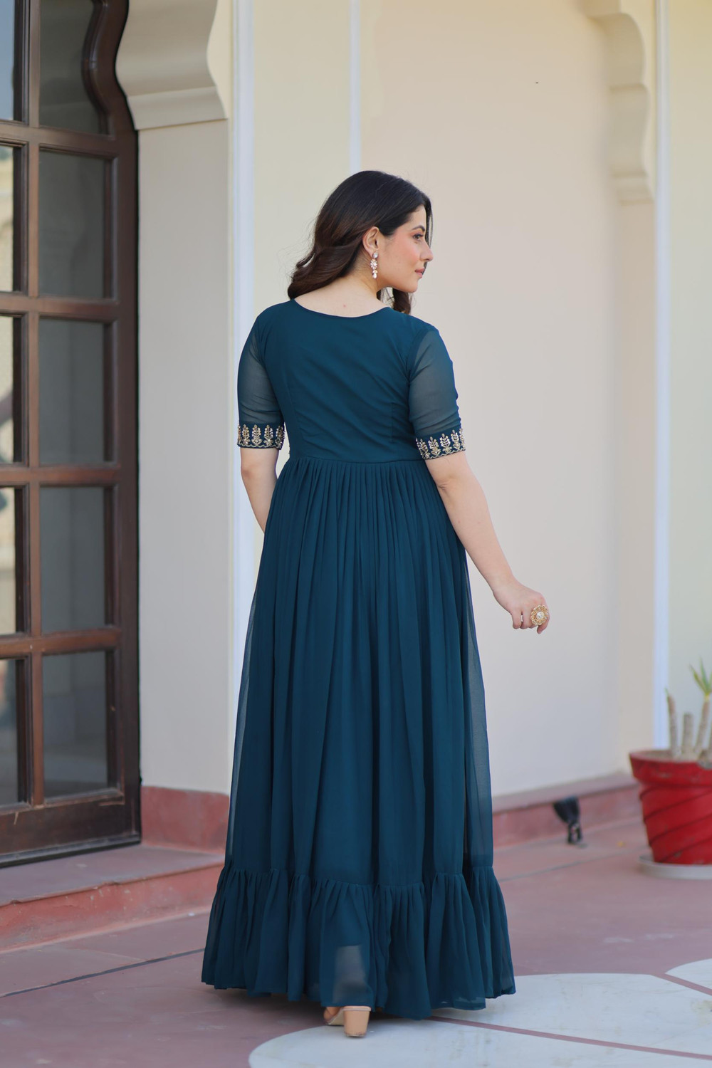 Image of Tilton Anarkali Gown