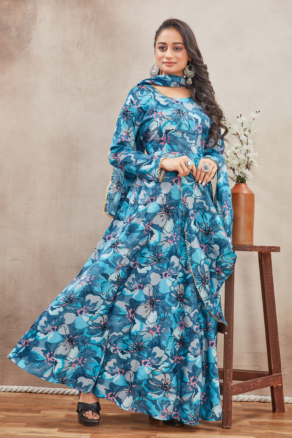 Image of HOUSE OF COMMON Flared /A-line Gown