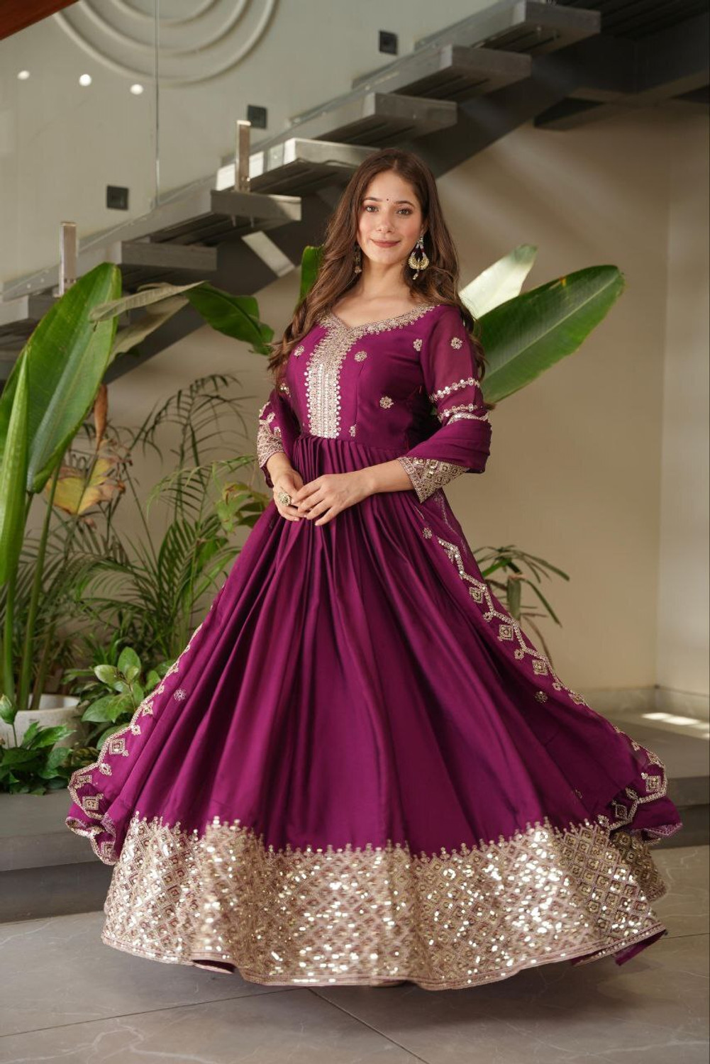 Image of Om Creation Anarkali Gown