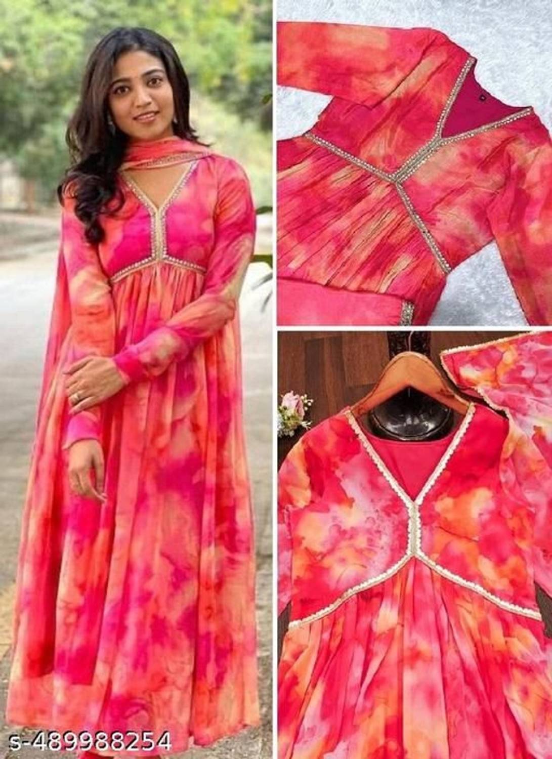 Utsav Fashion Anarkali Gown Price in India - Buy Utsav Fashion Anarkali Gown  online at Flipkart.com