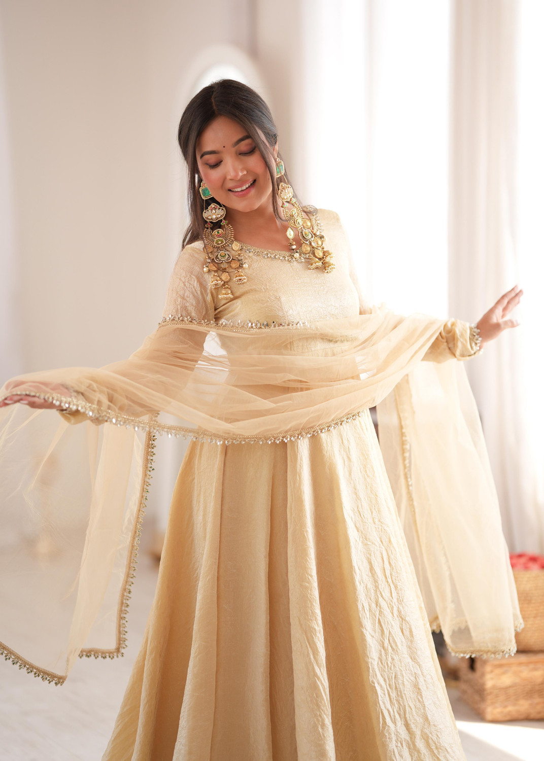 Image of MENSHI CREATION Anarkali Gown