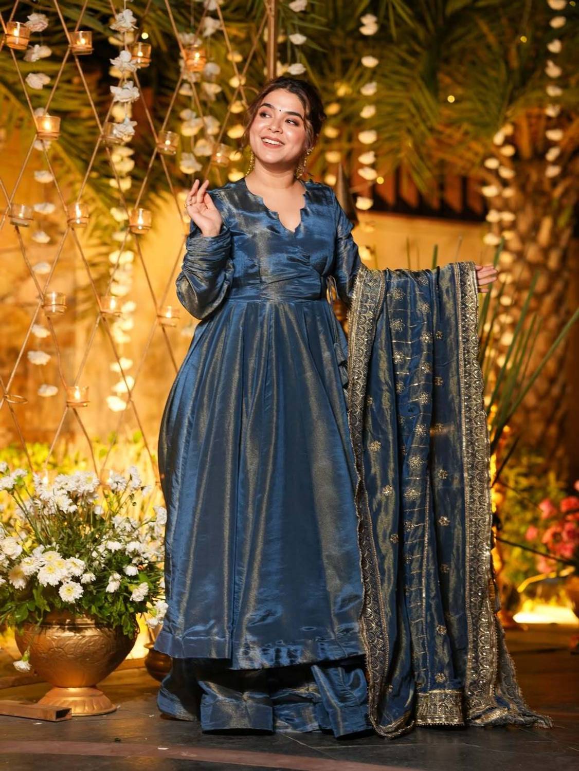 Vraj Fashion Anarkali Gown Price in India - Buy Vraj Fashion Anarkali Gown  online at Flipkart.com