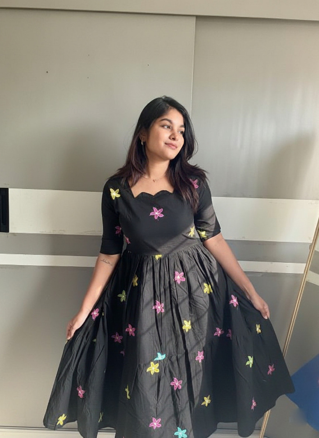 Image of Kanha Flared /A-line Gown