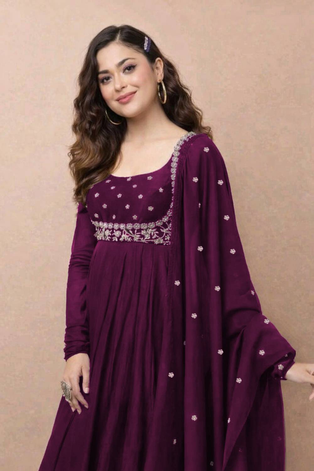 BHOOLKU Anarkali Gown Multicolor - Image 3