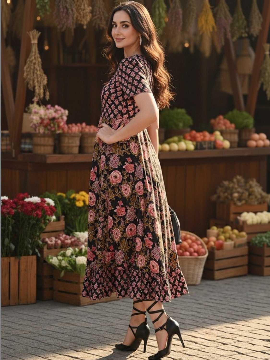 Image of TANTANATAN Flared /A-line Gown