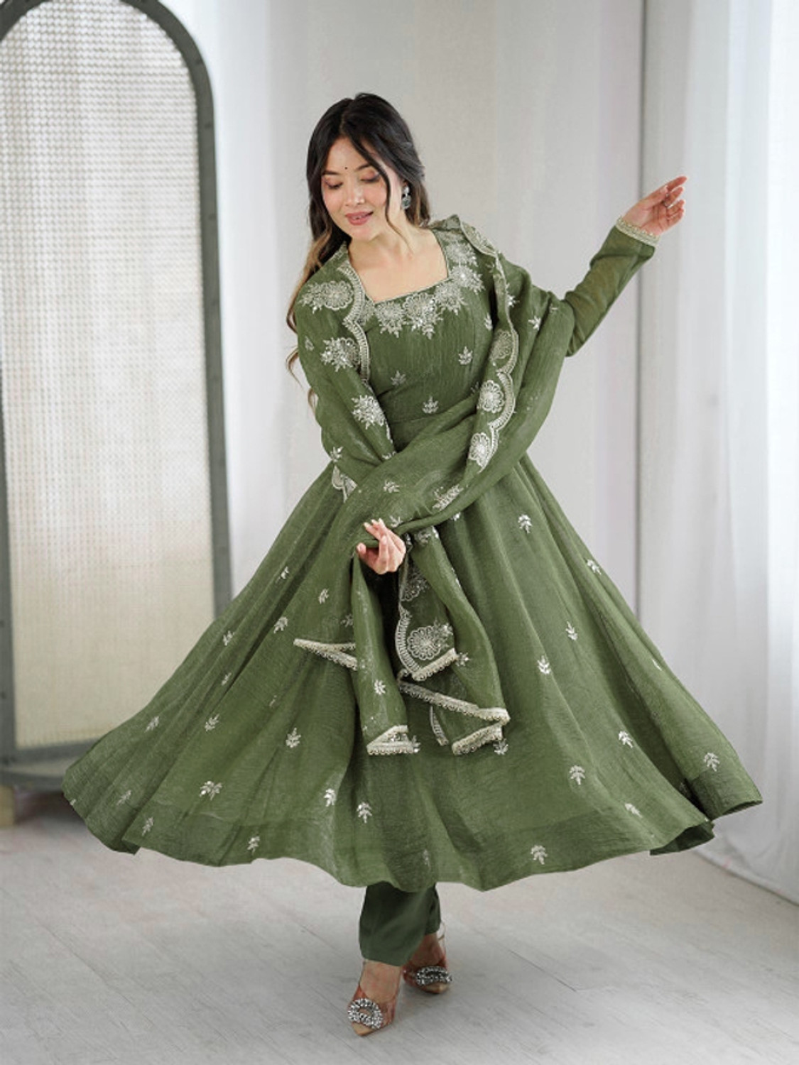 Image of VANMESH FASHION Anarkali Gown