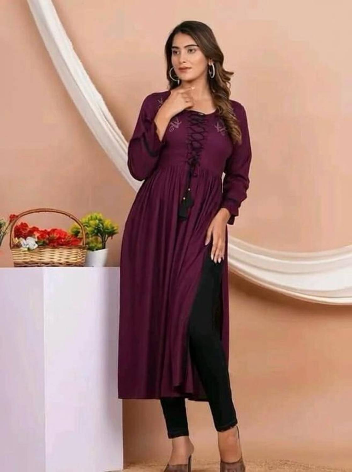 Alhadaya Anarkali Gown