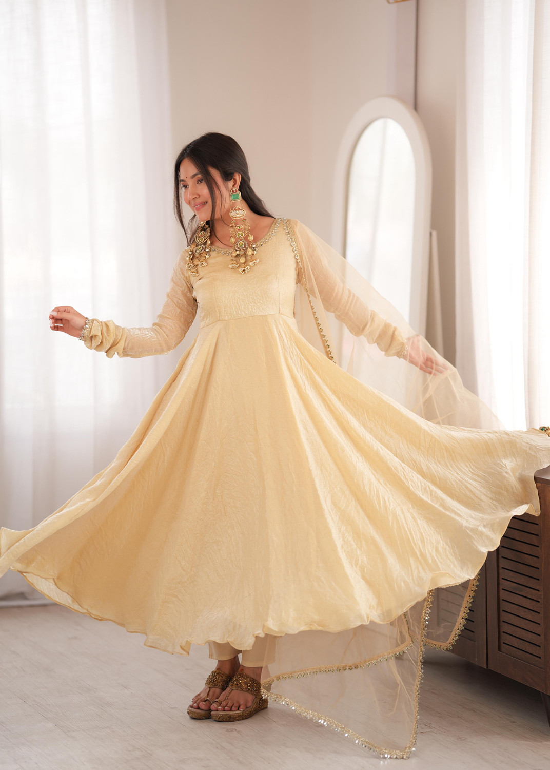 Image of MENSHI CREATION Anarkali Gown