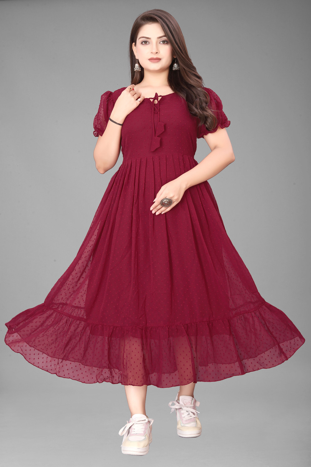 Image of premarth Flared /A-line Gown