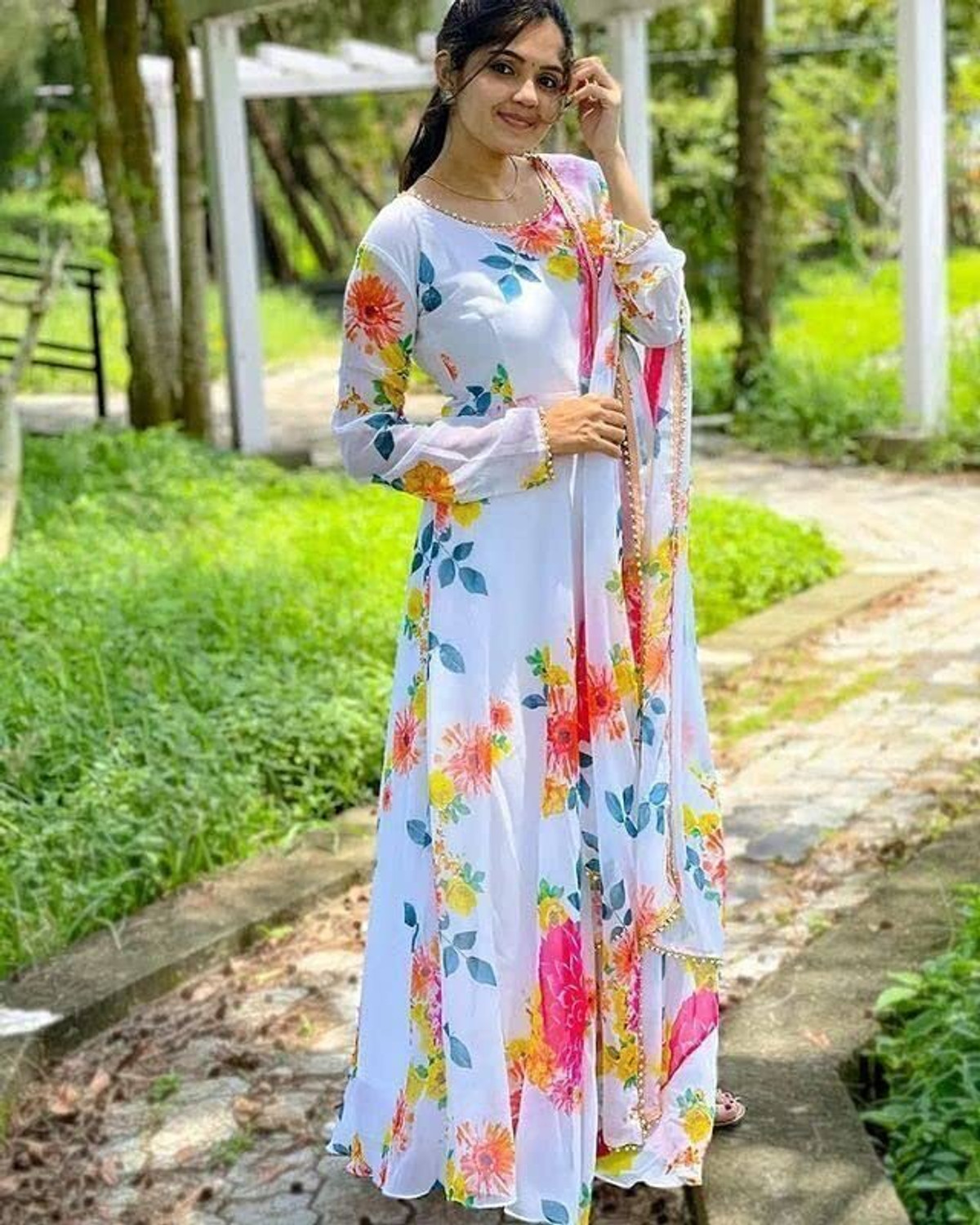 Image of SK Creation Women Kurta Dupatta Set