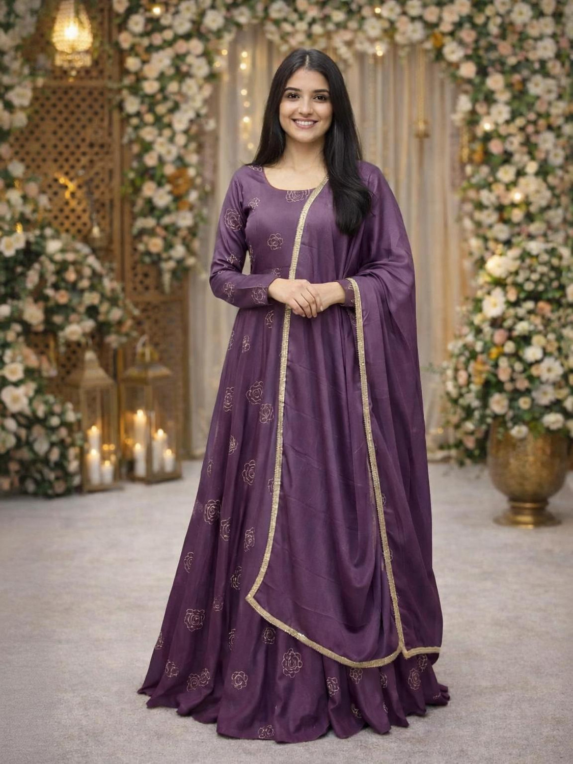Image of Tantukriti Anarkali Gown