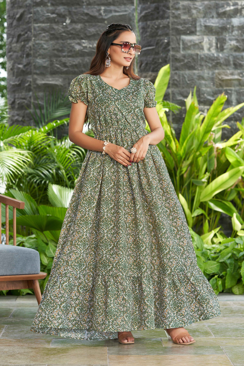 Image of Odd by chansi Trendz Anarkali Gown