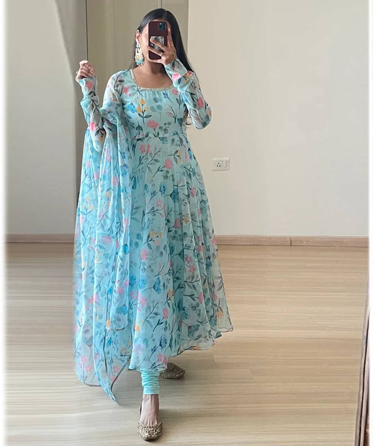 AVSAR TRENDZ Women Floral Print, Printed, Geometric Print Georget