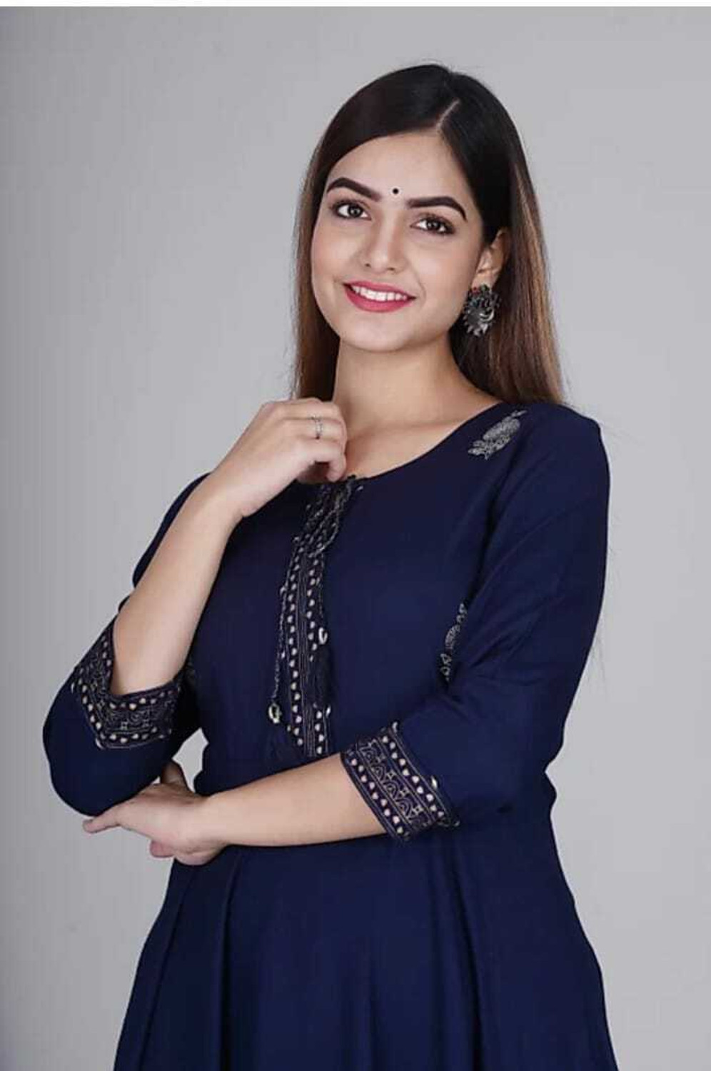 Image of Nandi Flared /A-line Gown