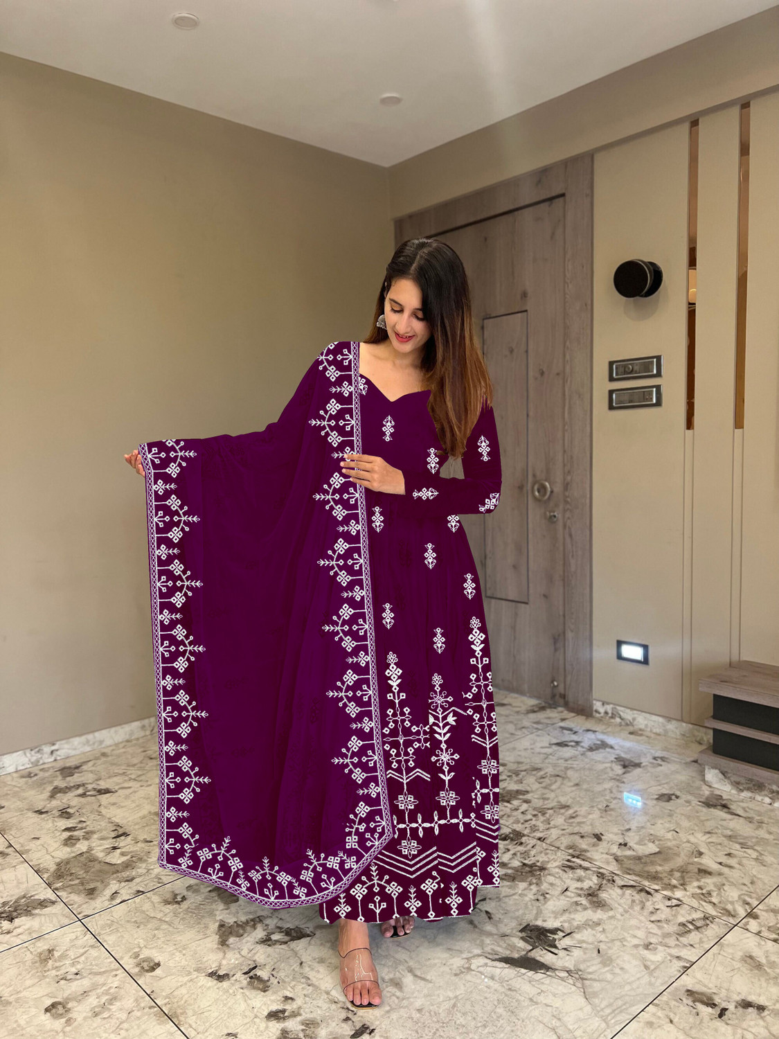 Image of MISS CLOTHING Anarkali Gown