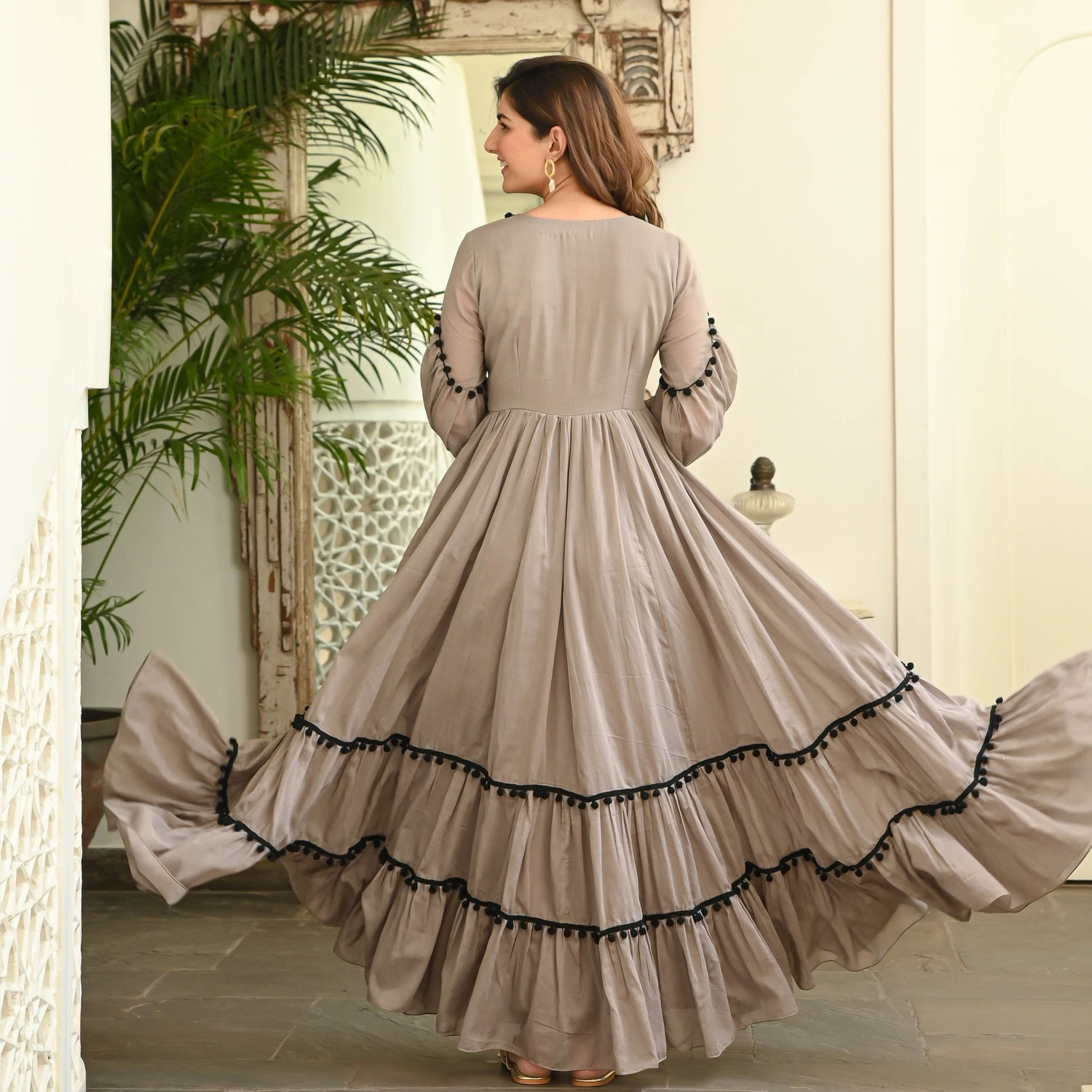 Image of Attnico Anarkali Gown