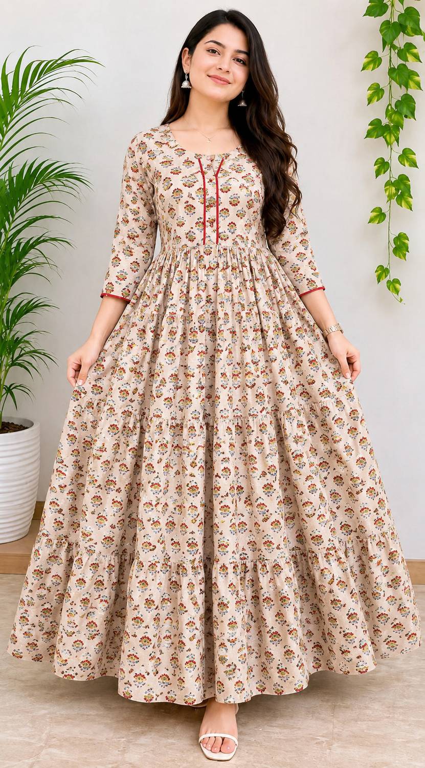 Anvienterprises Anarkali Gown - Image 1