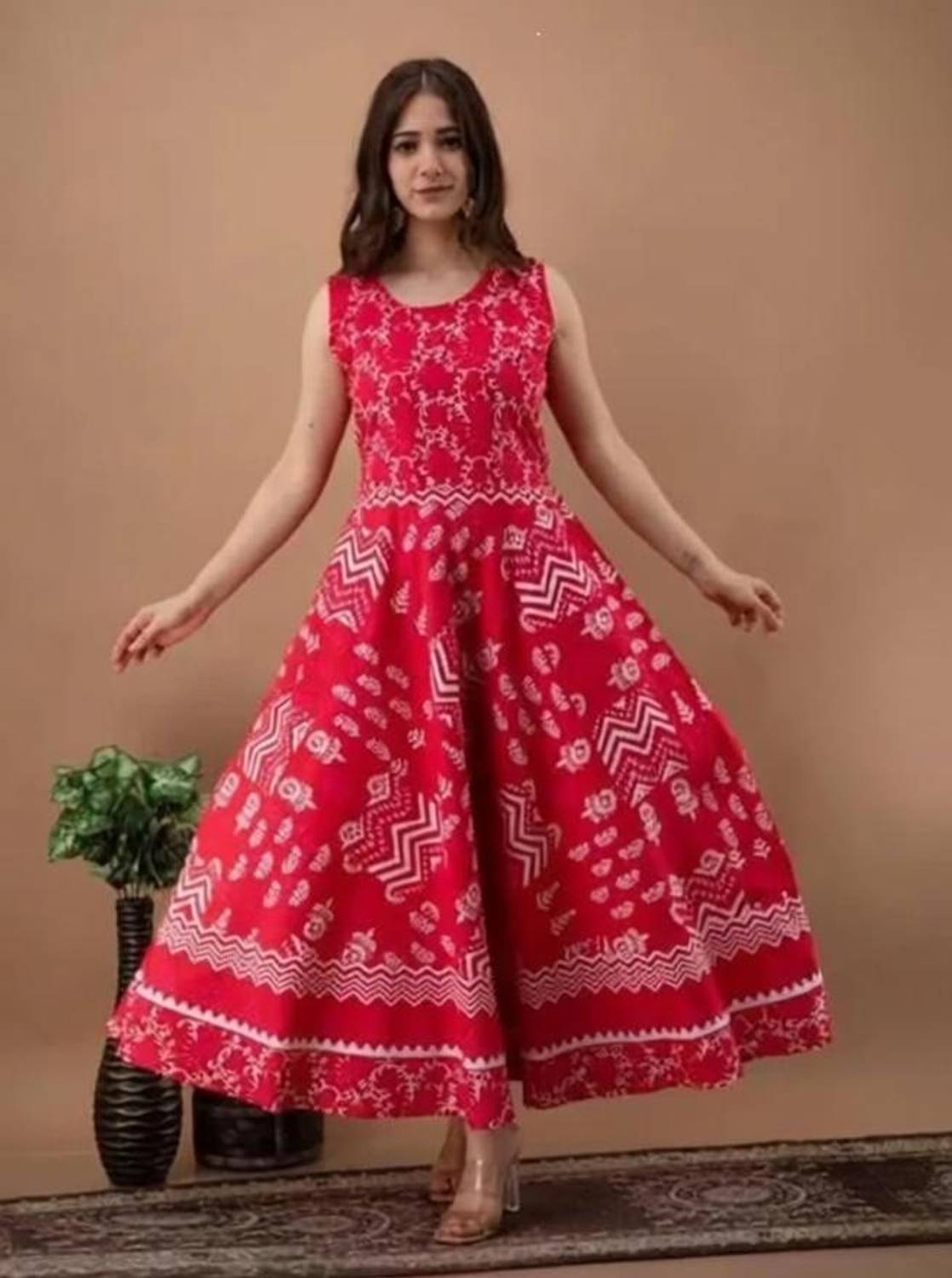 ANUNJA Flared/A-line Gown