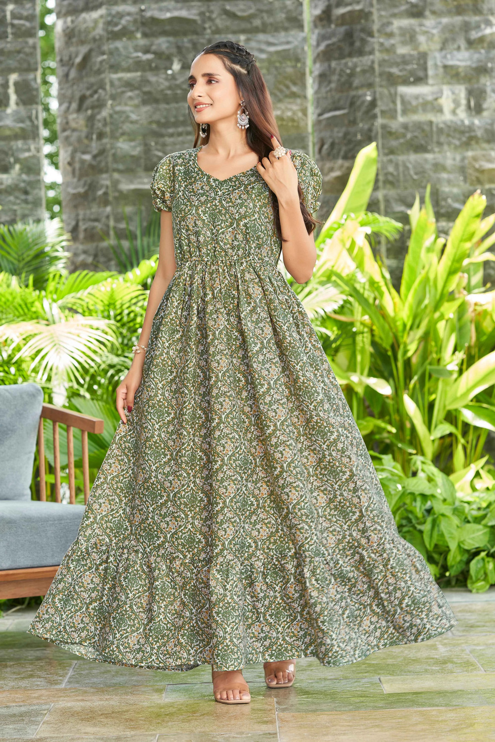 Image of Odd by chansi Trendz Anarkali Gown