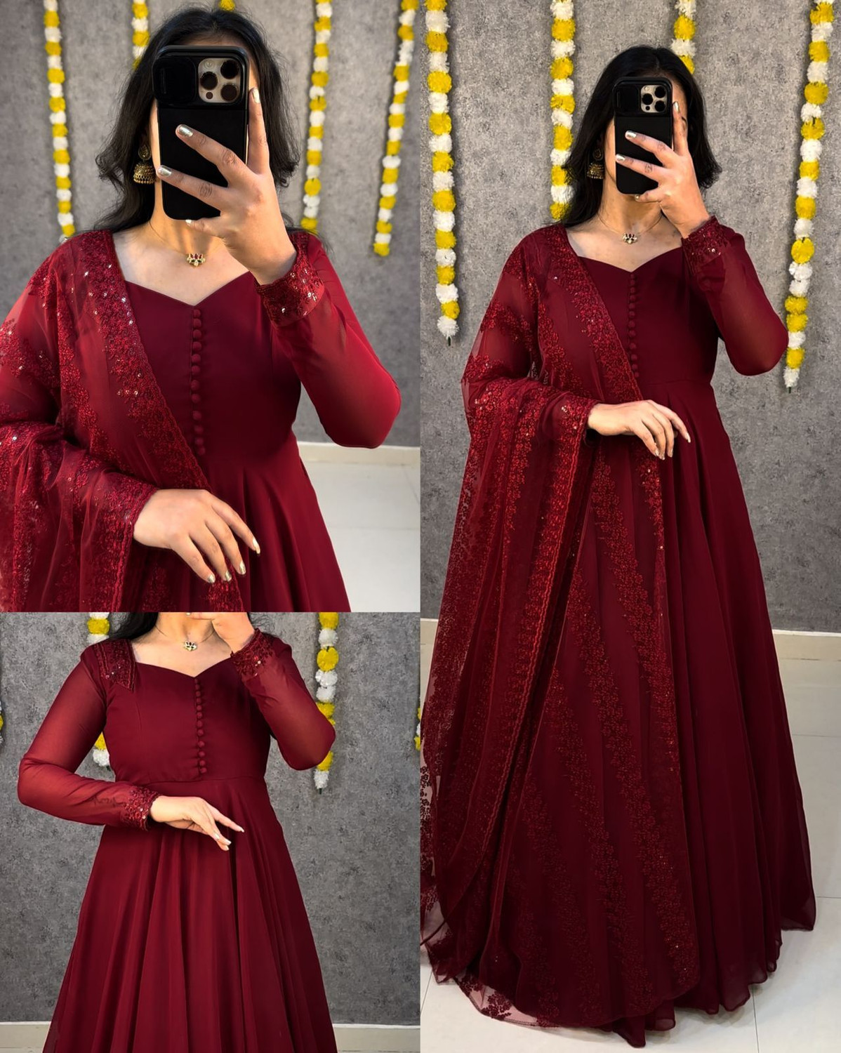 Image of HAYAN STYLISTA Anarkali Gown