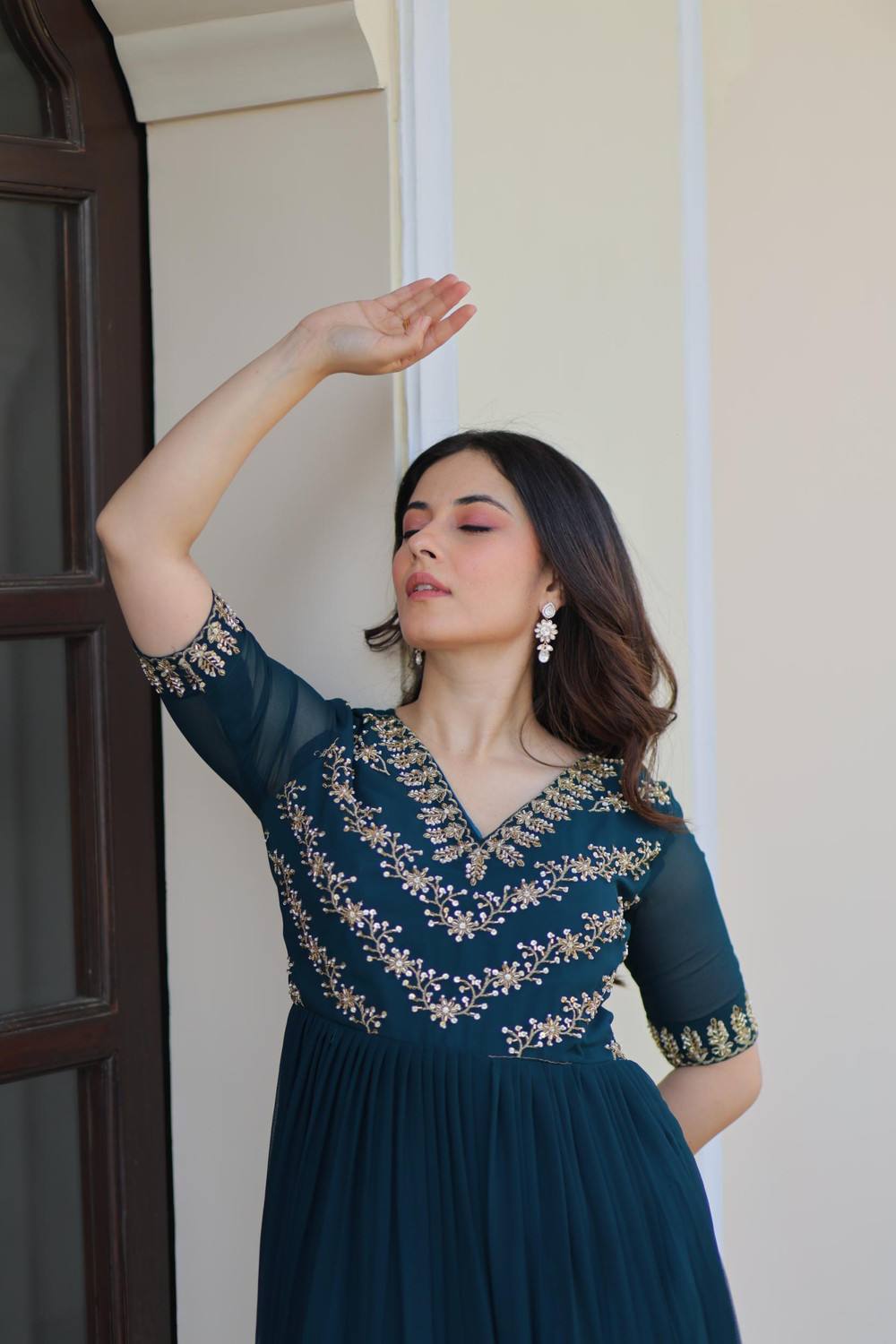 Image of Tilton Anarkali Gown