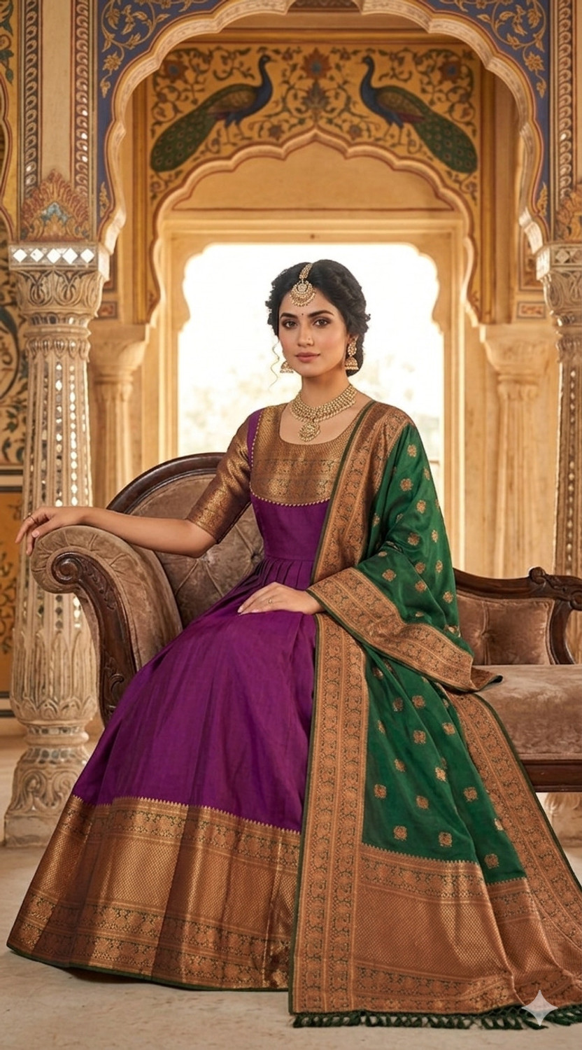 Image of tathastufab Anarkali Gown