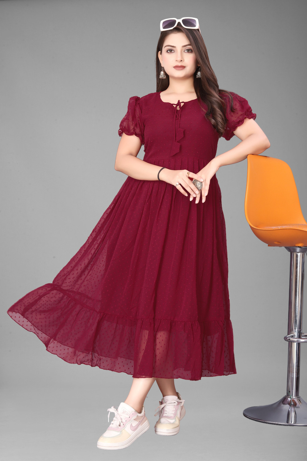 Image of premarth Flared /A-line Gown