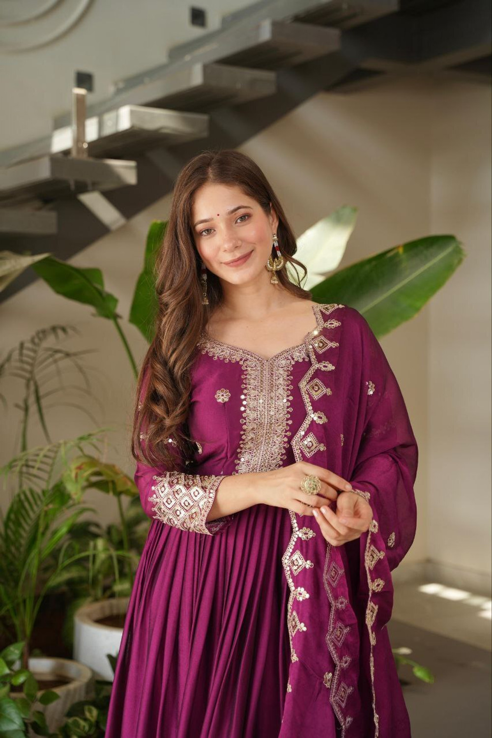 Image of Om Creation Anarkali Gown