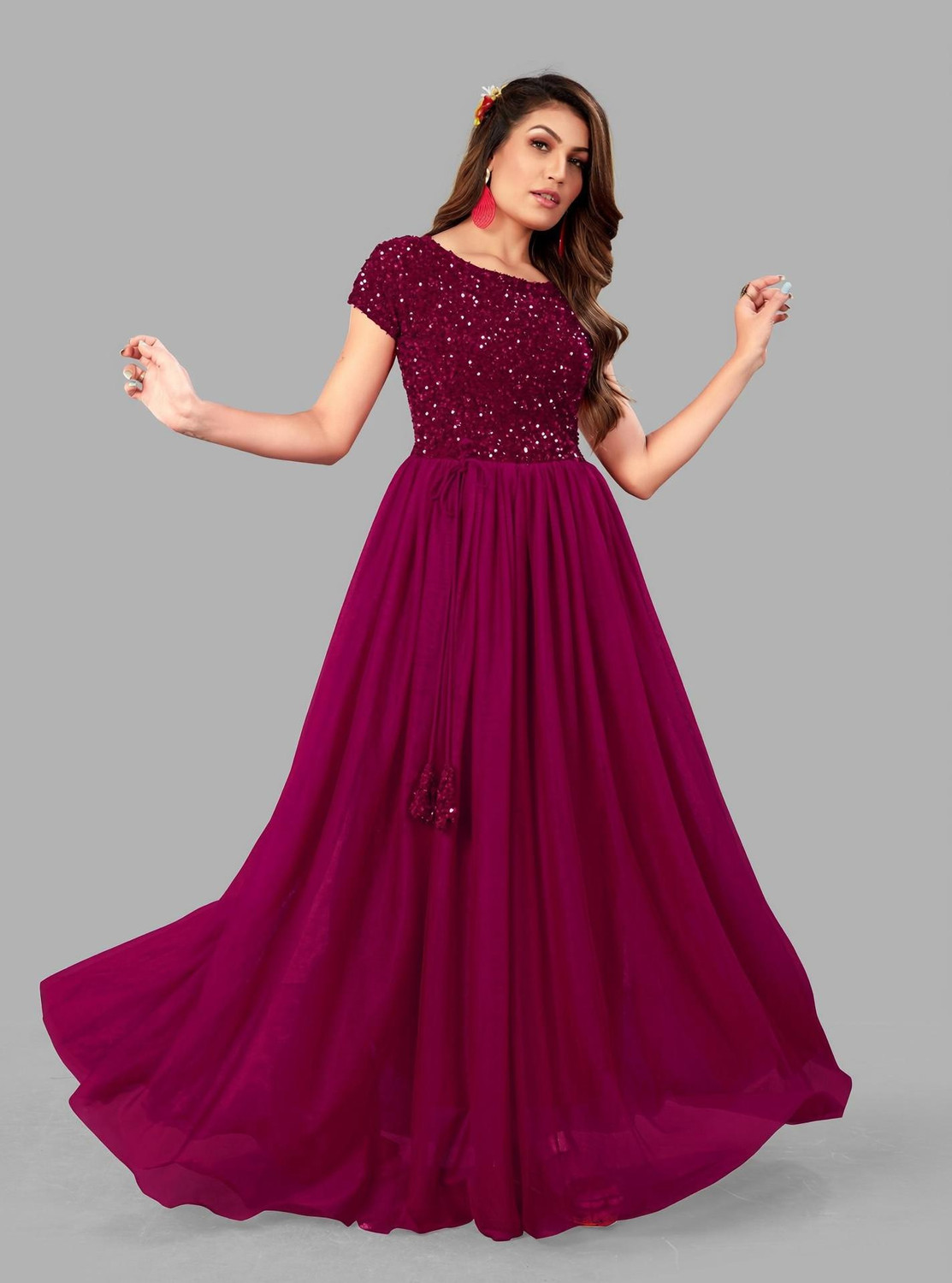 Image of Rebikatrendz Flared /A-line Gown