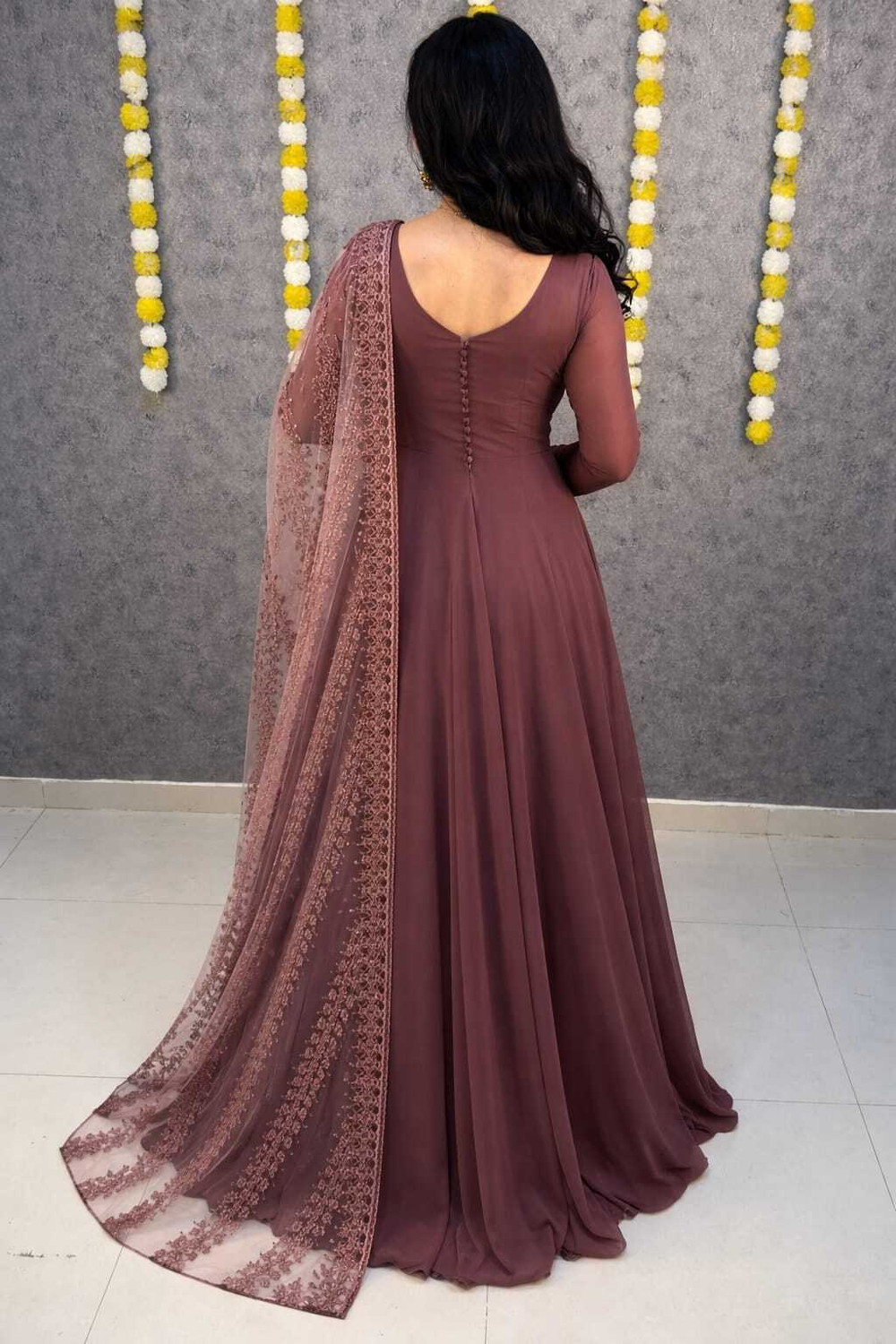 Image of HAYAN STYLISTA Anarkali Gown