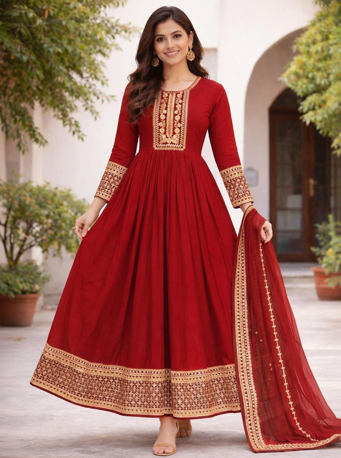 Image of Zenavro Anarkali Gown