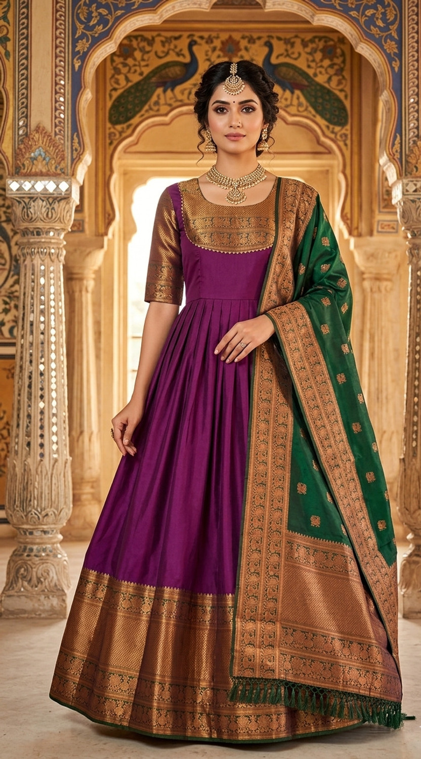 Image of tathastufab Anarkali Gown