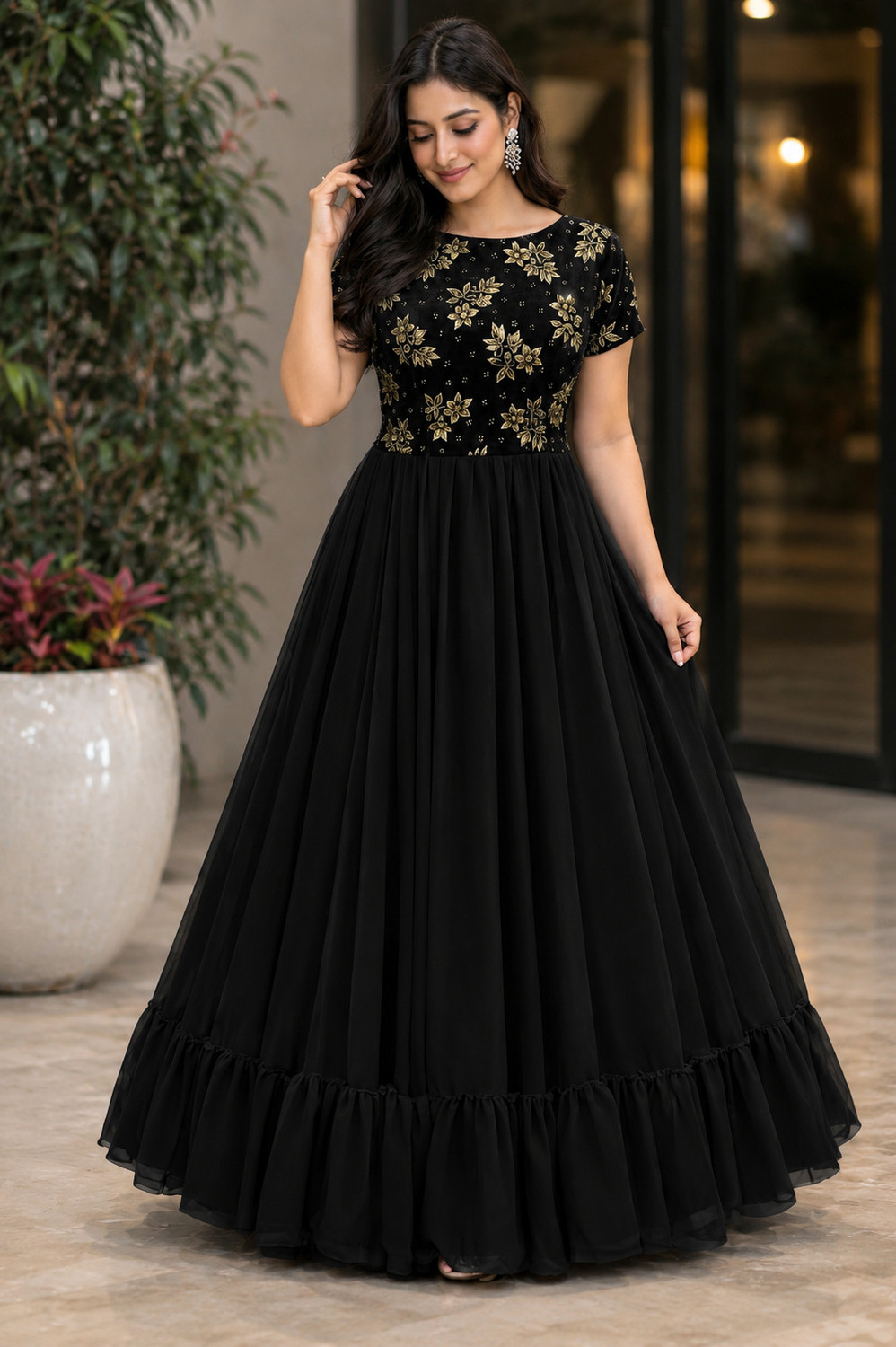 Image of ELLIRI Flared /A-line Gown