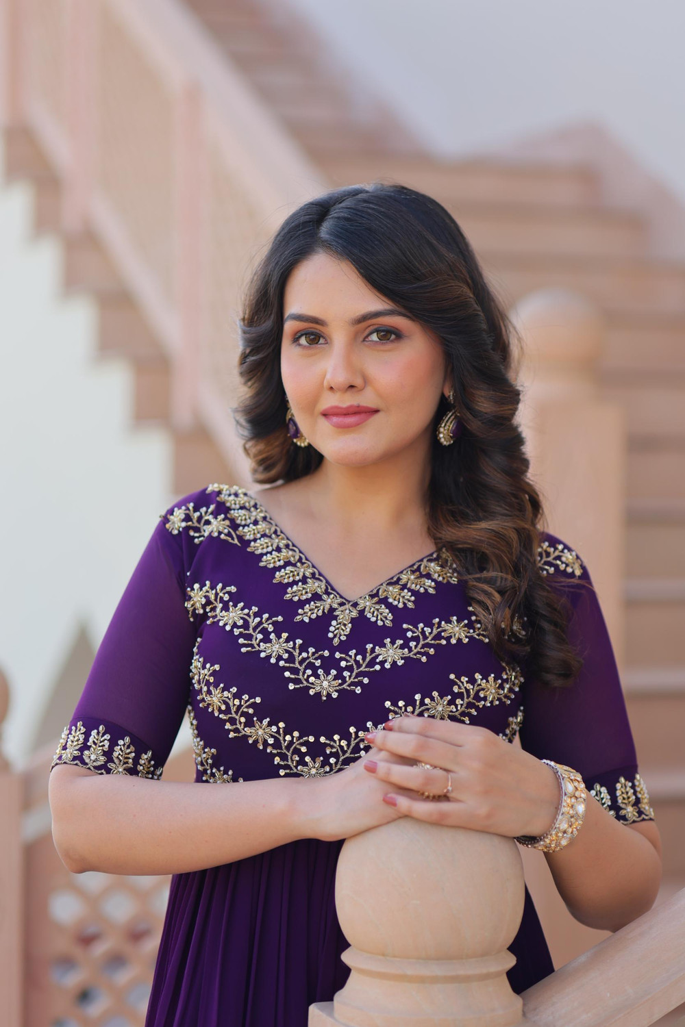 Image of Tilton Anarkali Gown