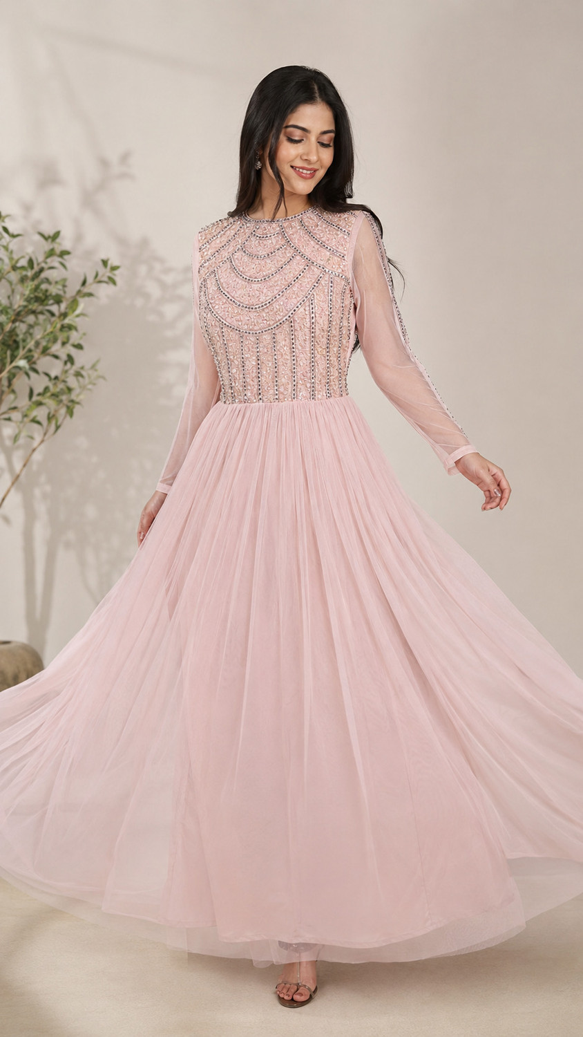 Image of Tc Tabiya Collection Straight Gown