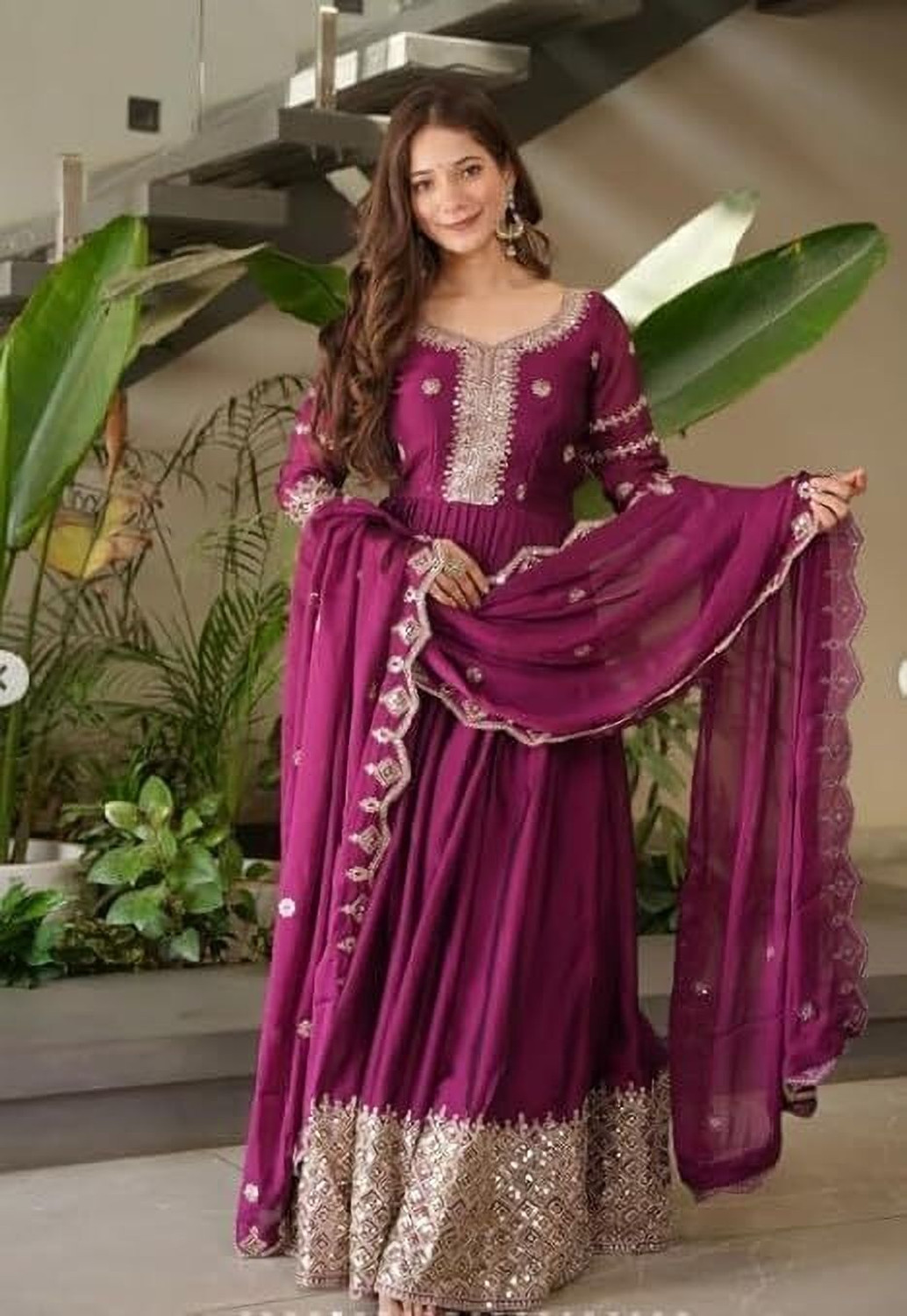Image of Om Creation Anarkali Gown