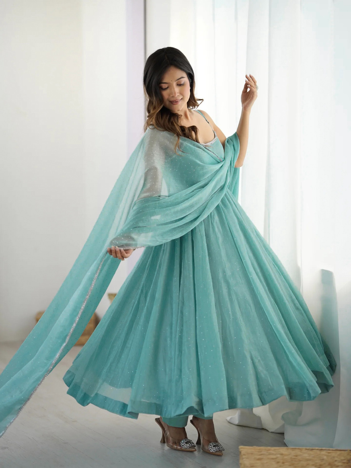 Image of DEAREOZ Women Kurta Pant Dupatta Set