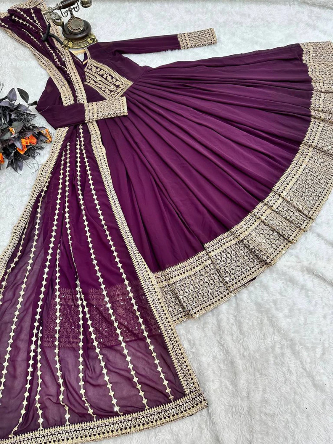 Image of GRISHU COLLECTION Anarkali Gown