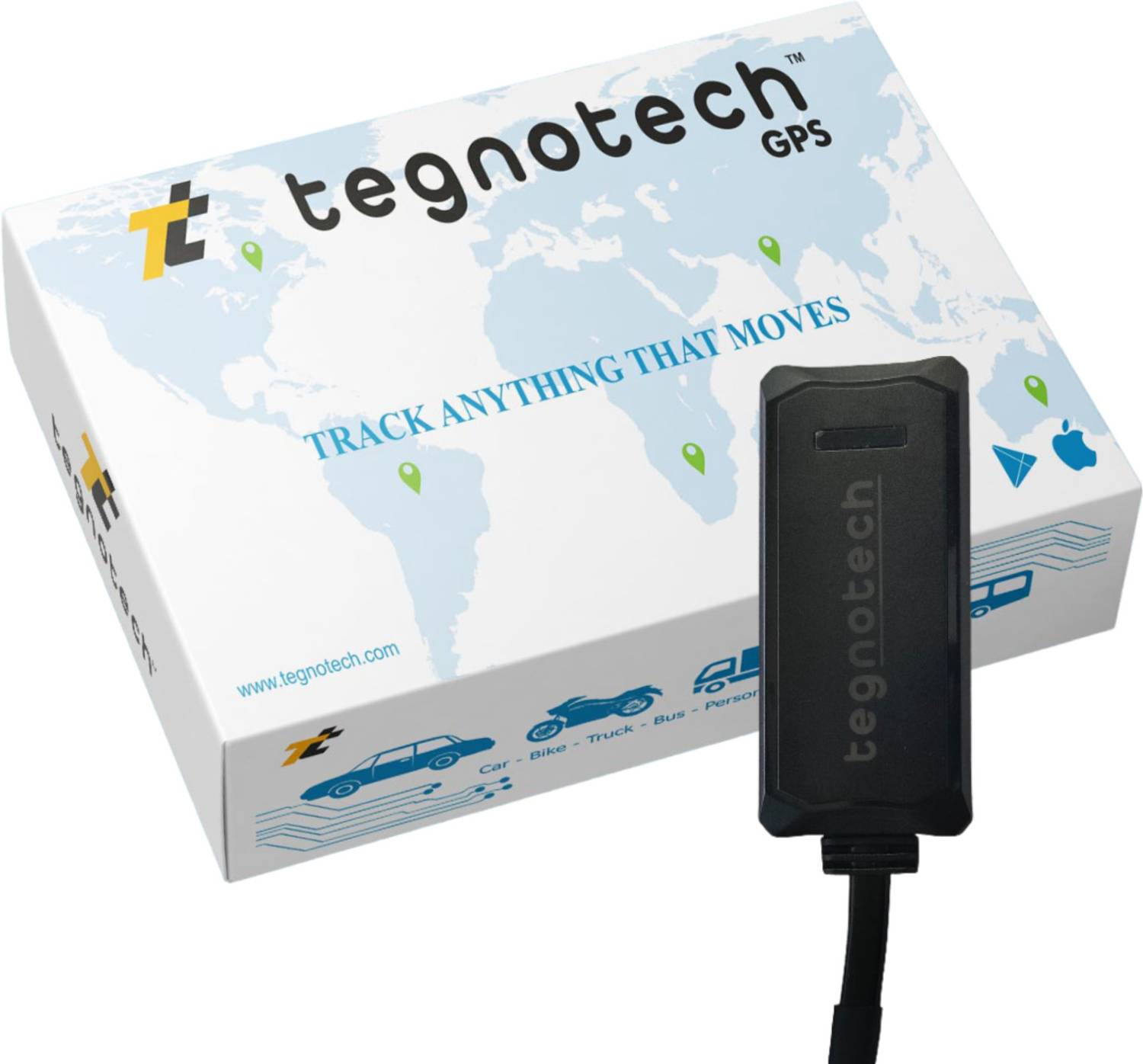 Tegnotech GPS TRACKER CAR BIKE WITH INBUILT BATTERY Safety Smart