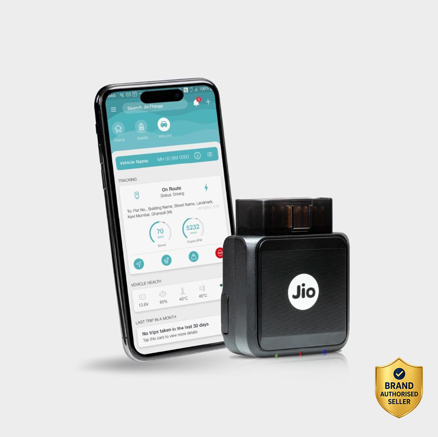 Image of Jio JioMotive OBD 4G GPS Tracker & Wi-fi Router, Plug n Play, 1 Year Free App GPS Device