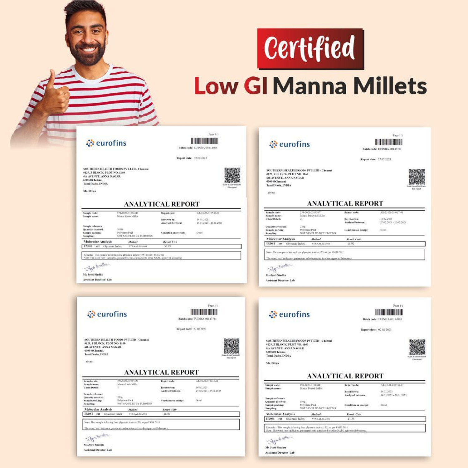 Image of Manna Millets Combo Pack of 3 (With Browntop) | Natural Grains | Browntop 500g, Kodo 500g, Foxtail 500g | Low GI Rice | Nutrient Powerhouse, High Protein & More Fibre than Rice Mixed Millet